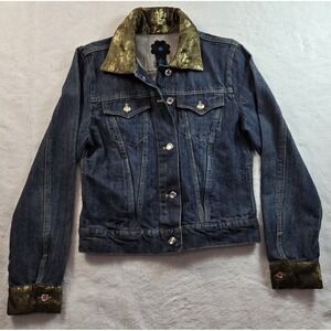 Women's Joluka Embellished Denim Jacket Size M
